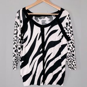 Neiman Marcus Animal Print Sweater (L)